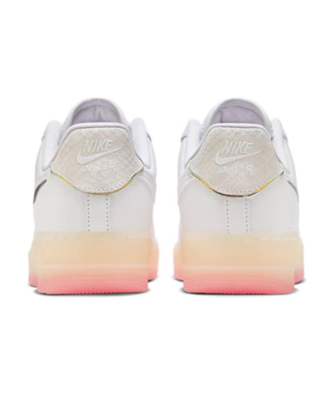 NIKE Белые кожаные кроссовки, фото 5