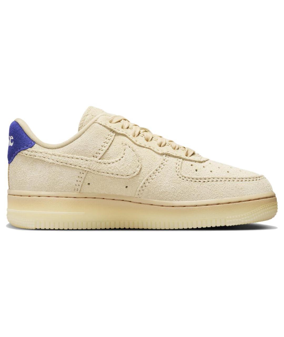 NIKE Бежевые замшевые кроссовки, фото 2