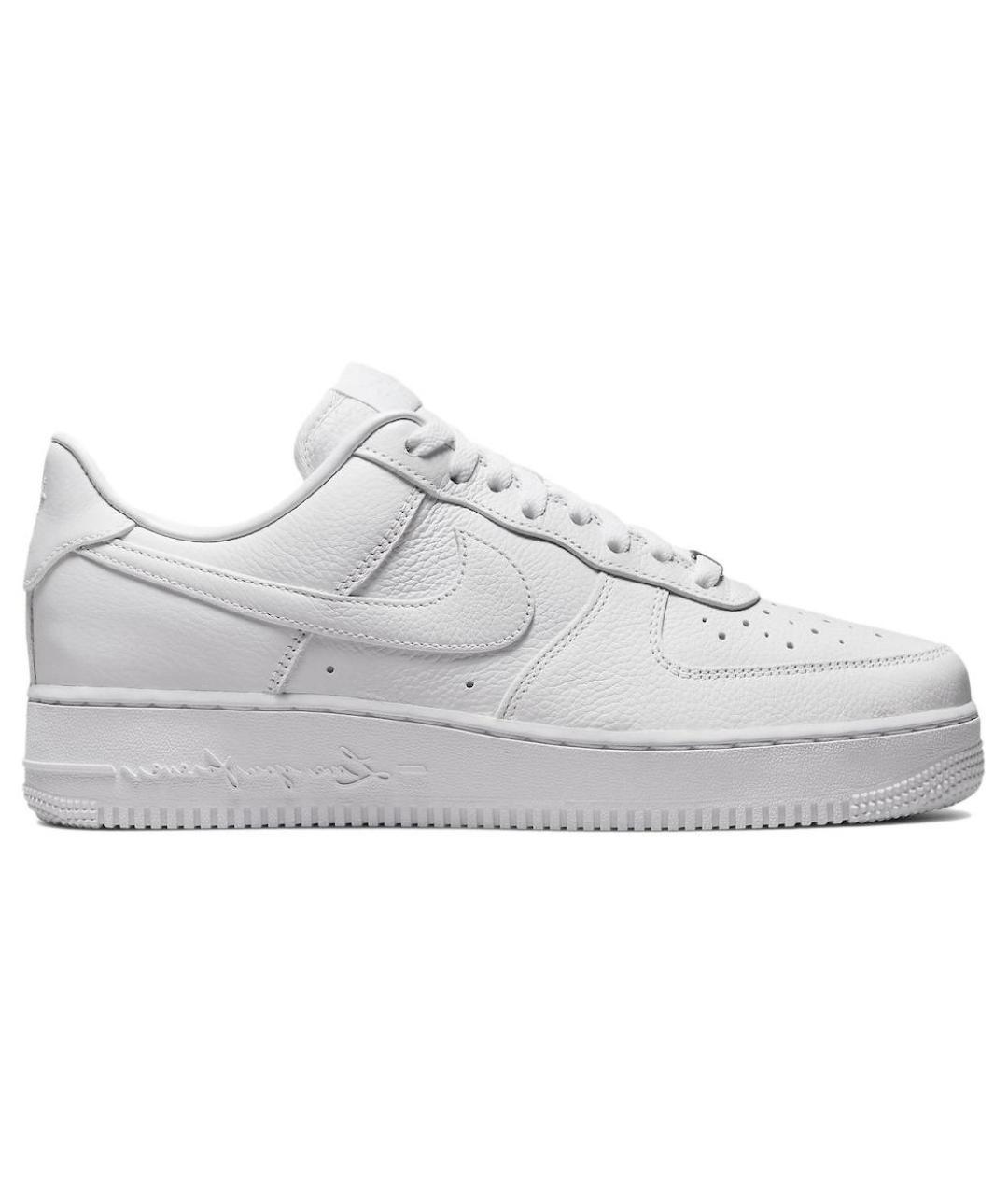NIKE Белые кожаные кроссовки, фото 1