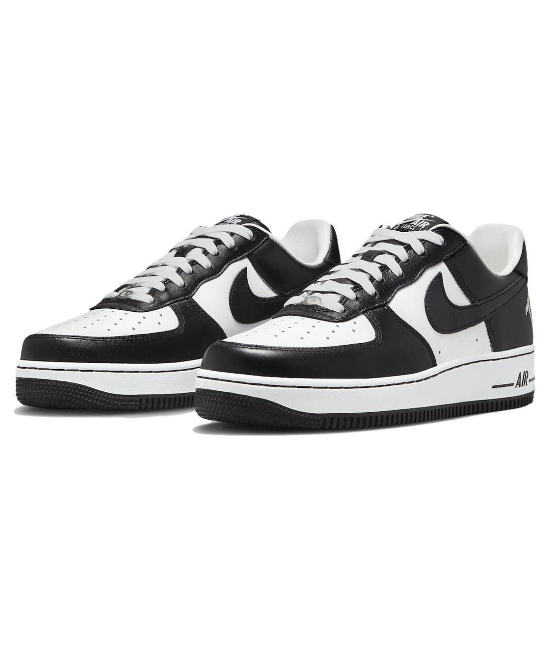 NIKE Черные кожаные кроссовки, фото 4