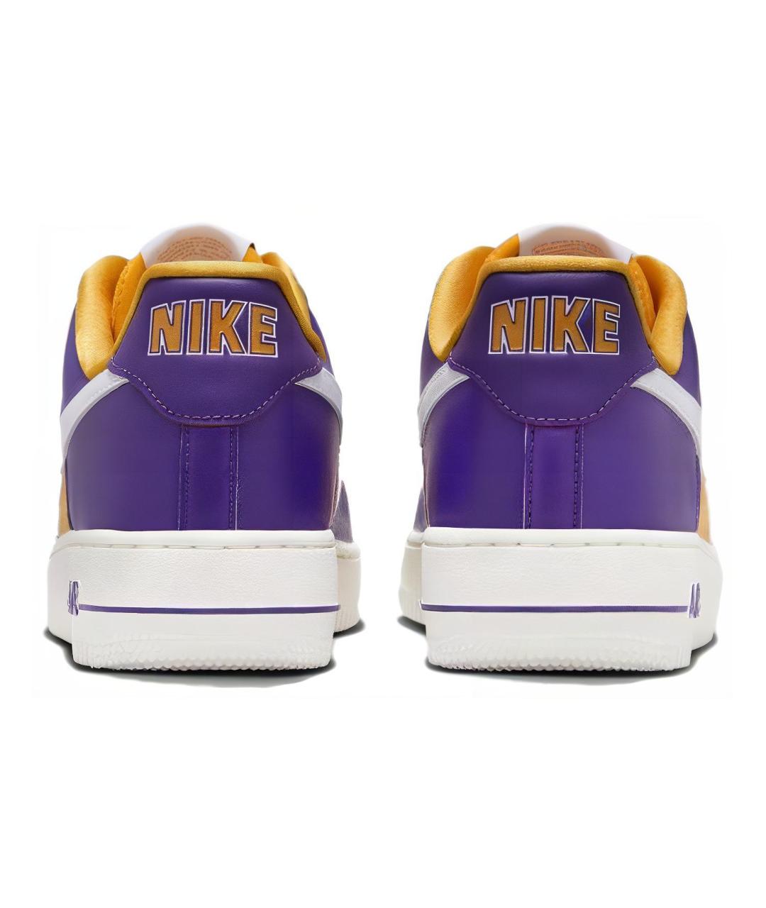 NIKE Фиолетовые кожаные кроссовки, фото 6