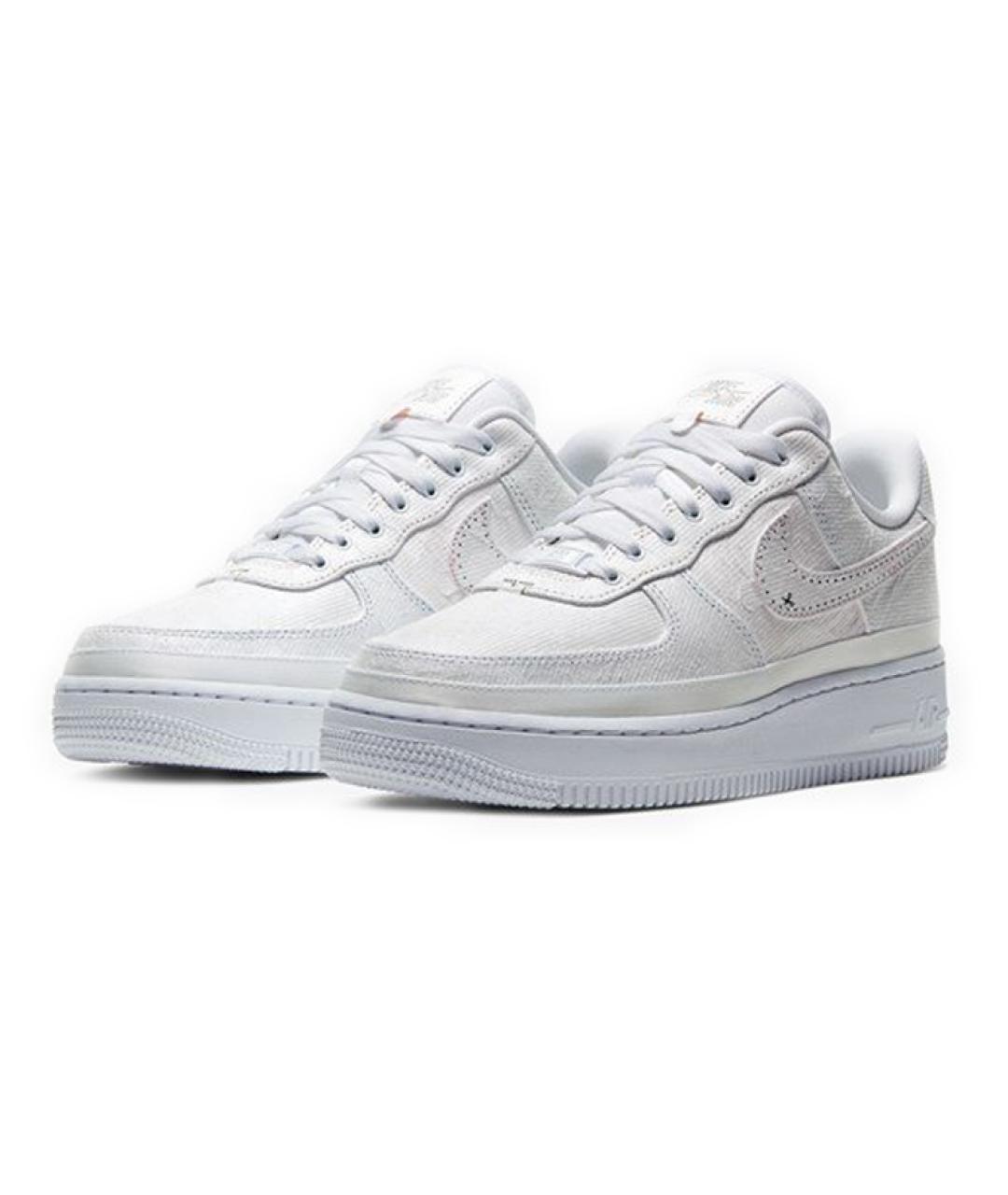 NIKE Белые кожаные кроссовки, фото 3