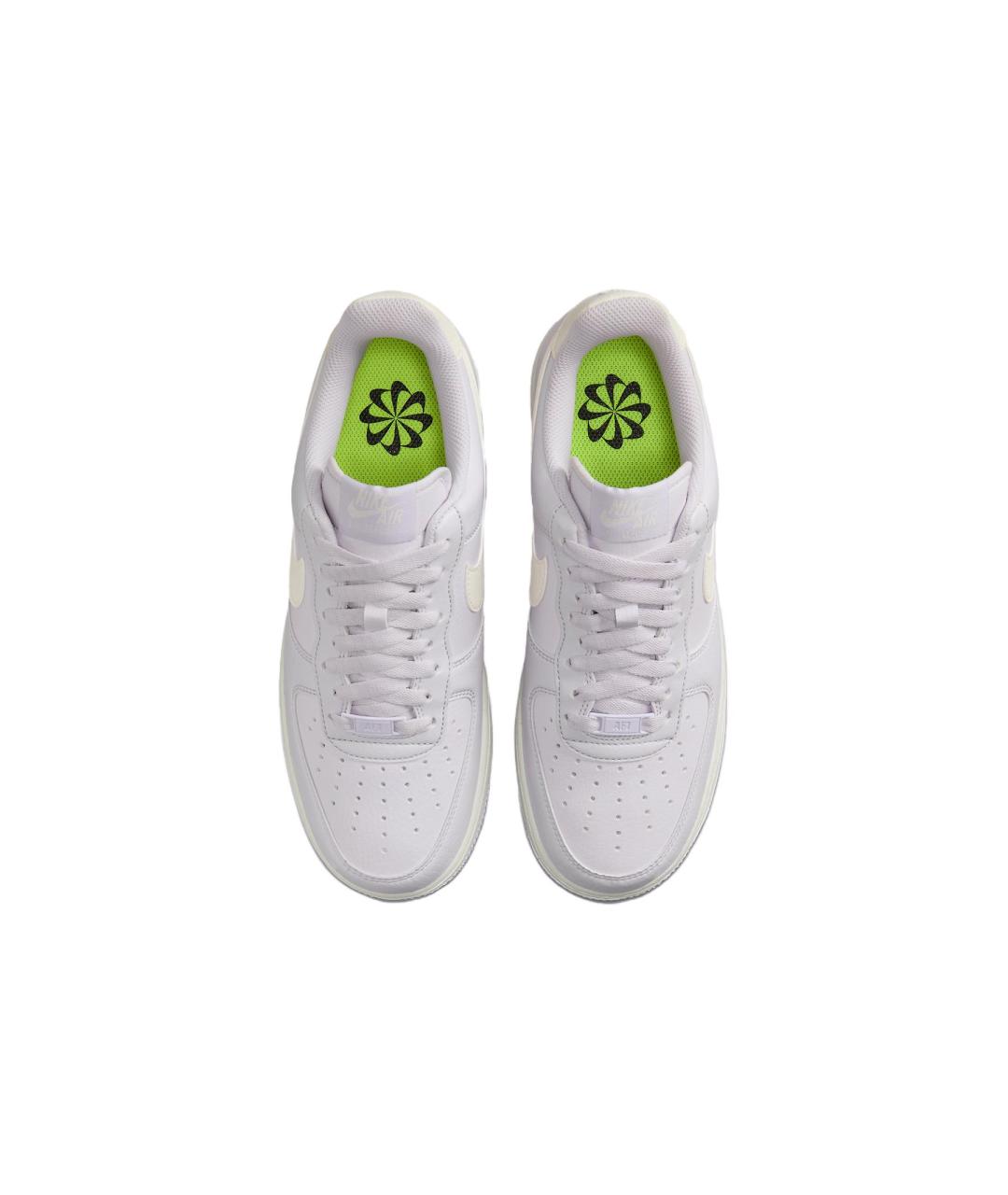 NIKE Фиолетовые кожаные кроссовки, фото 5