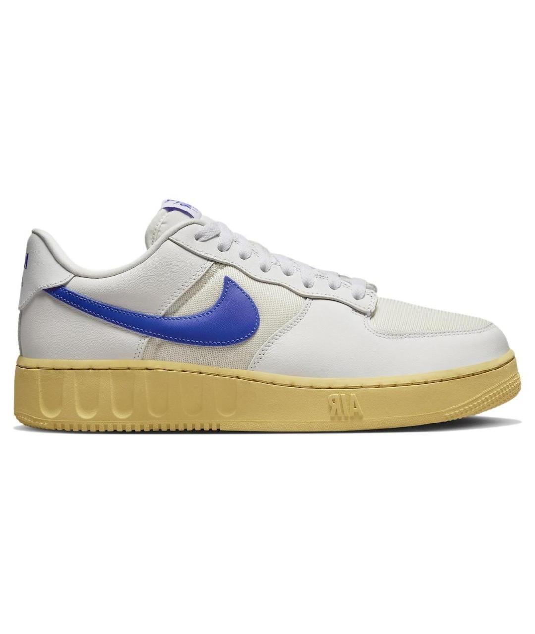 NIKE Белые кожаные низкие кроссовки / кеды, фото 1