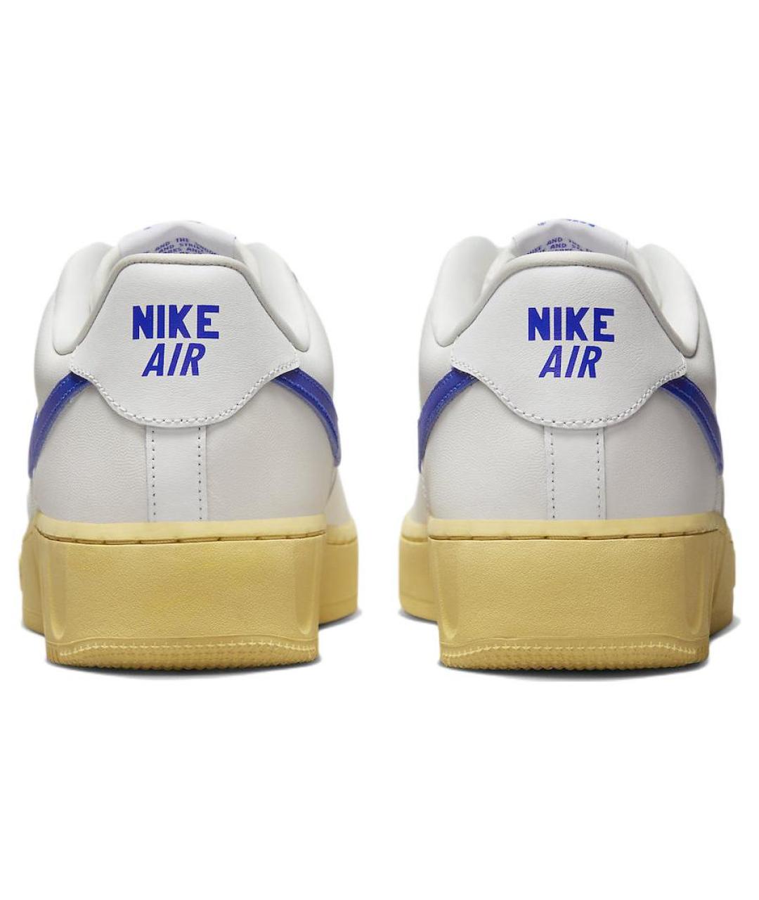 NIKE Белые кожаные низкие кроссовки / кеды, фото 6