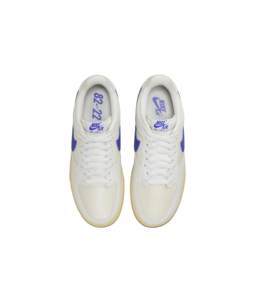 NIKE Белые кожаные низкие кроссовки / кеды, фото 5