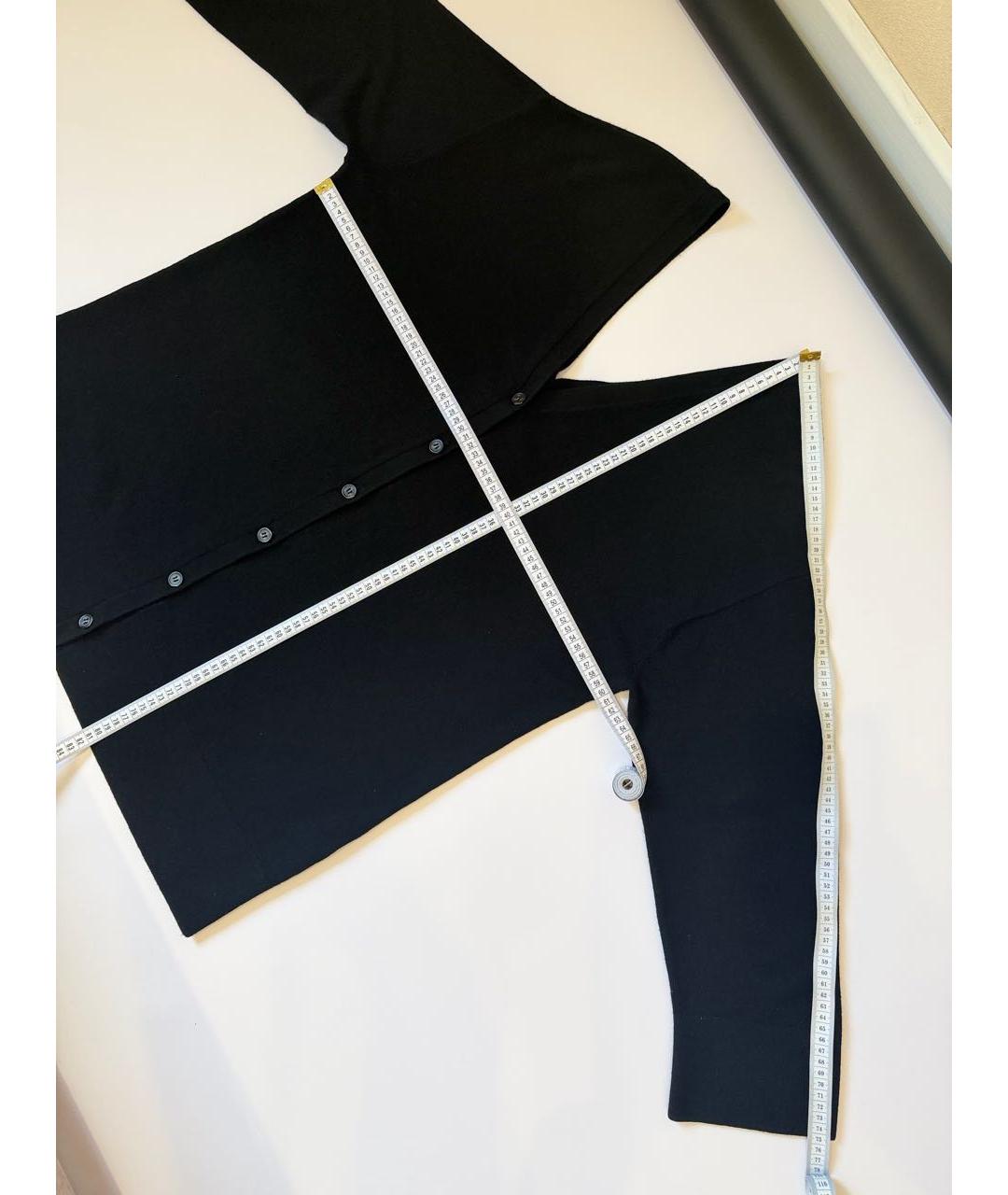 12 STOREEZ Черный шерстяной кардиган, фото 4