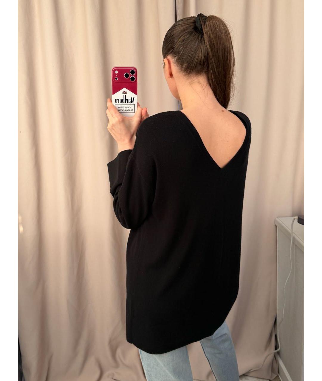 12 STOREEZ Черный шерстяной кардиган, фото 2