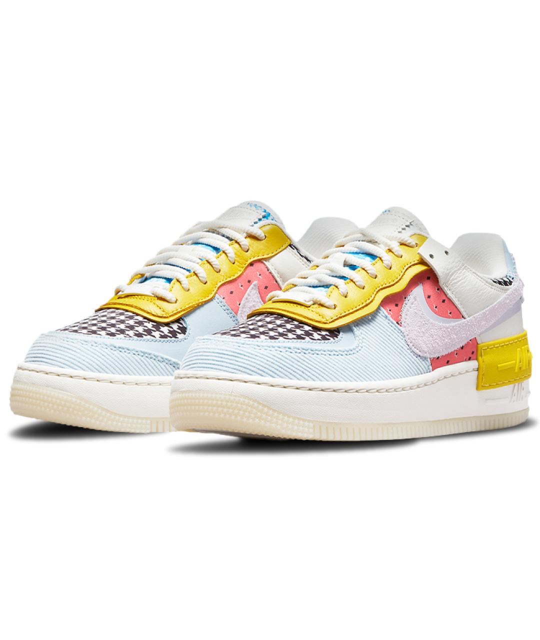 NIKE Белые кожаные кроссовки, фото 4