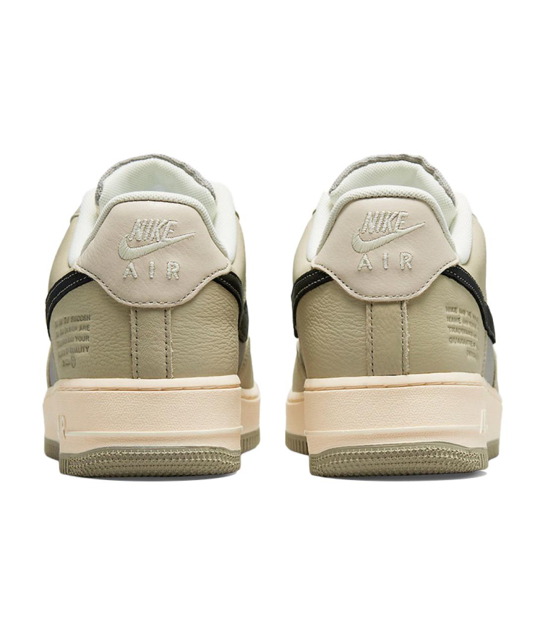 NIKE Зеленые кожаные кроссовки, фото 5