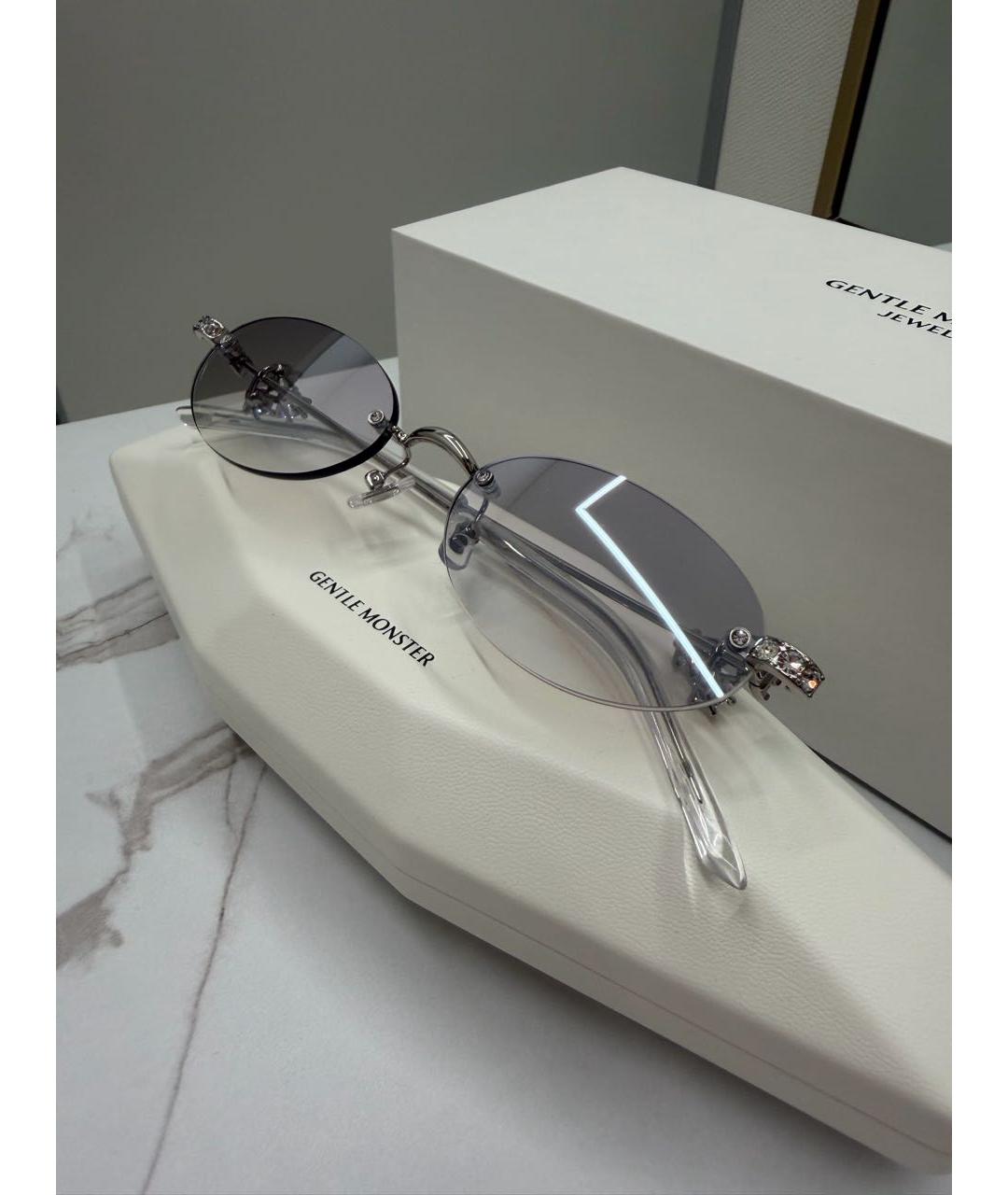 GENTLE MONSTER Серебряные солнцезащитные очки, фото 3