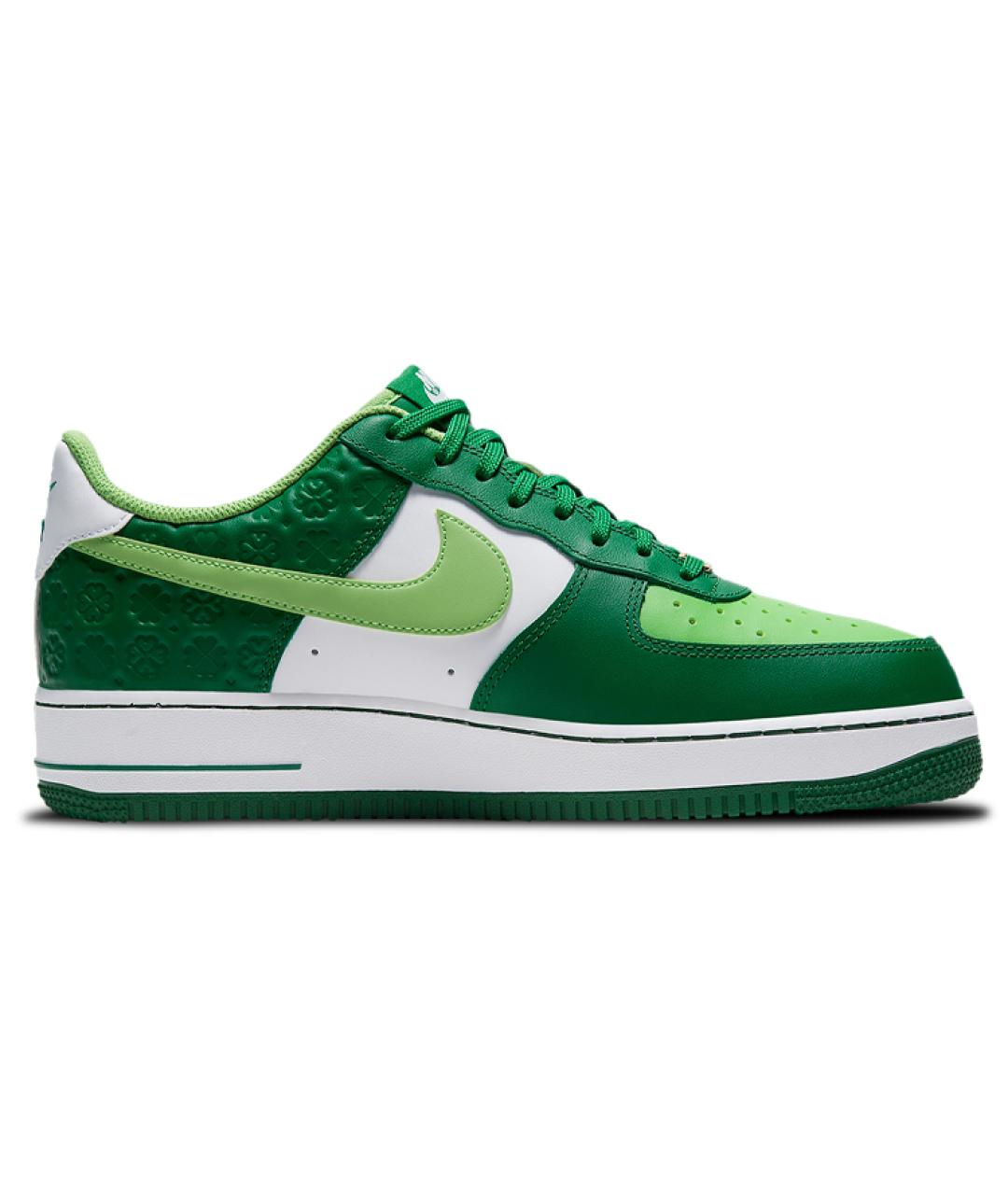 NIKE Зеленые кожаные кроссовки, фото 2