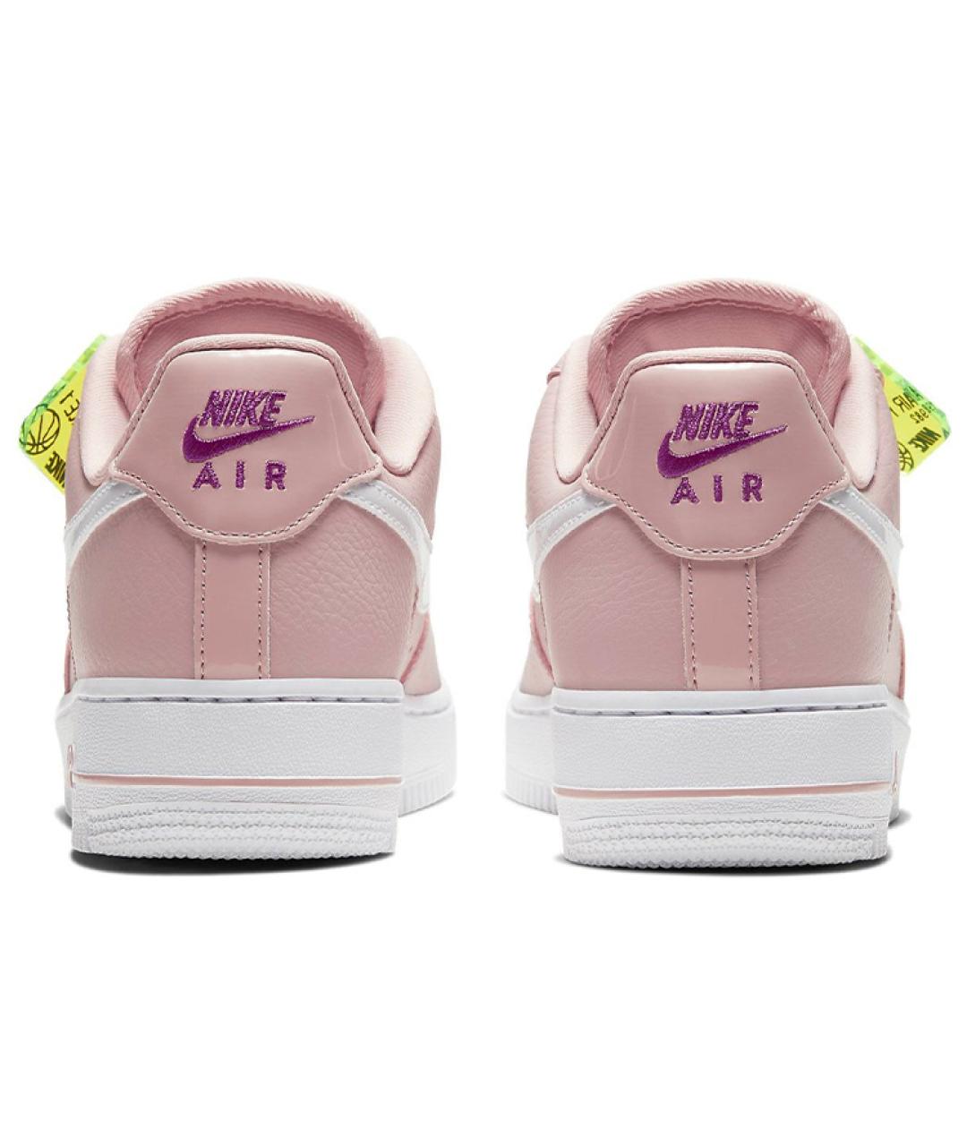 NIKE Розовые кожаные кроссовки, фото 5