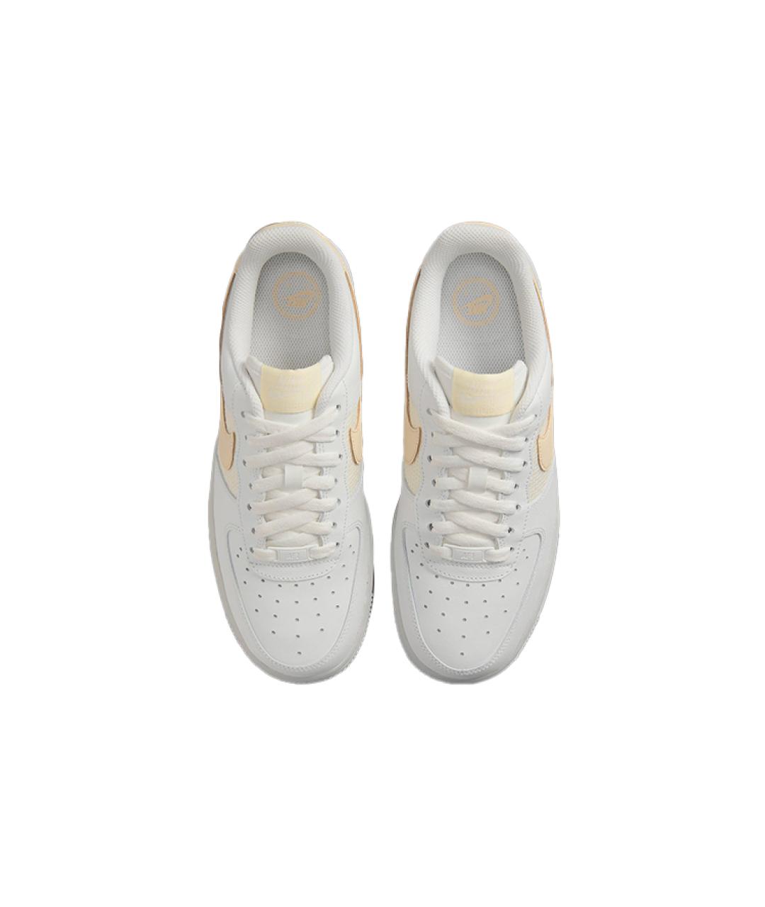 NIKE Белые кожаные кроссовки, фото 5