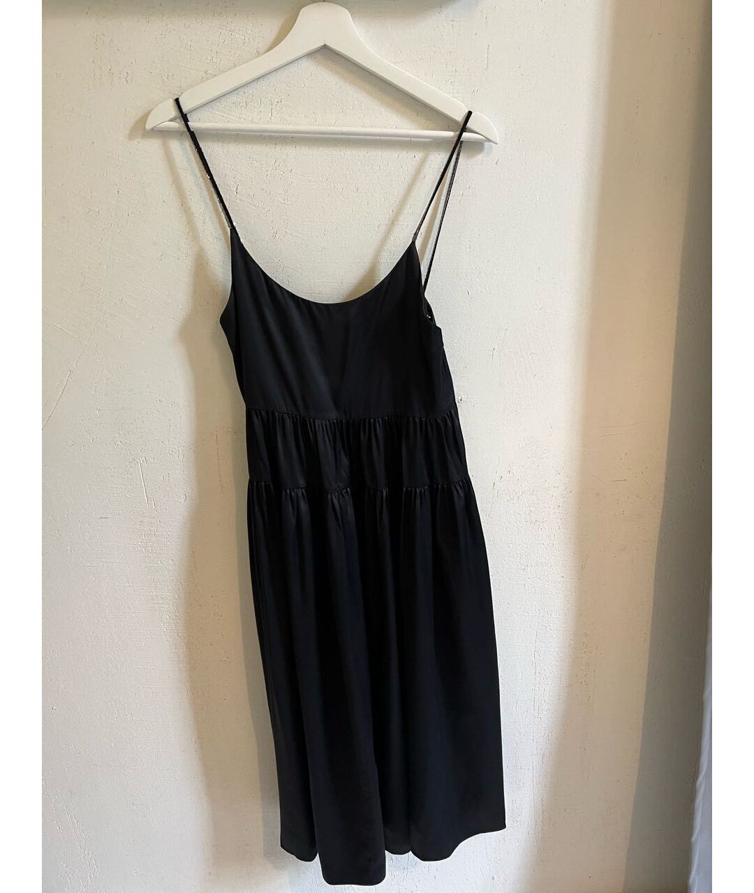 SAINT LAURENT Черное вискозное коктейльное платье, фото 3