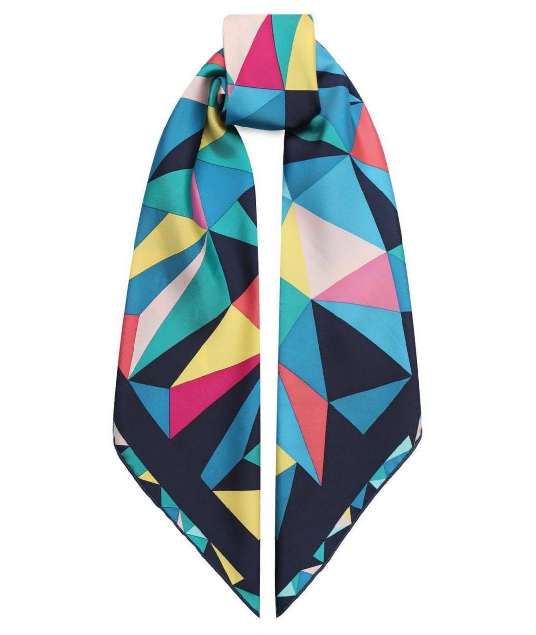 CARTIER Мульти шелковый платок, фото 7