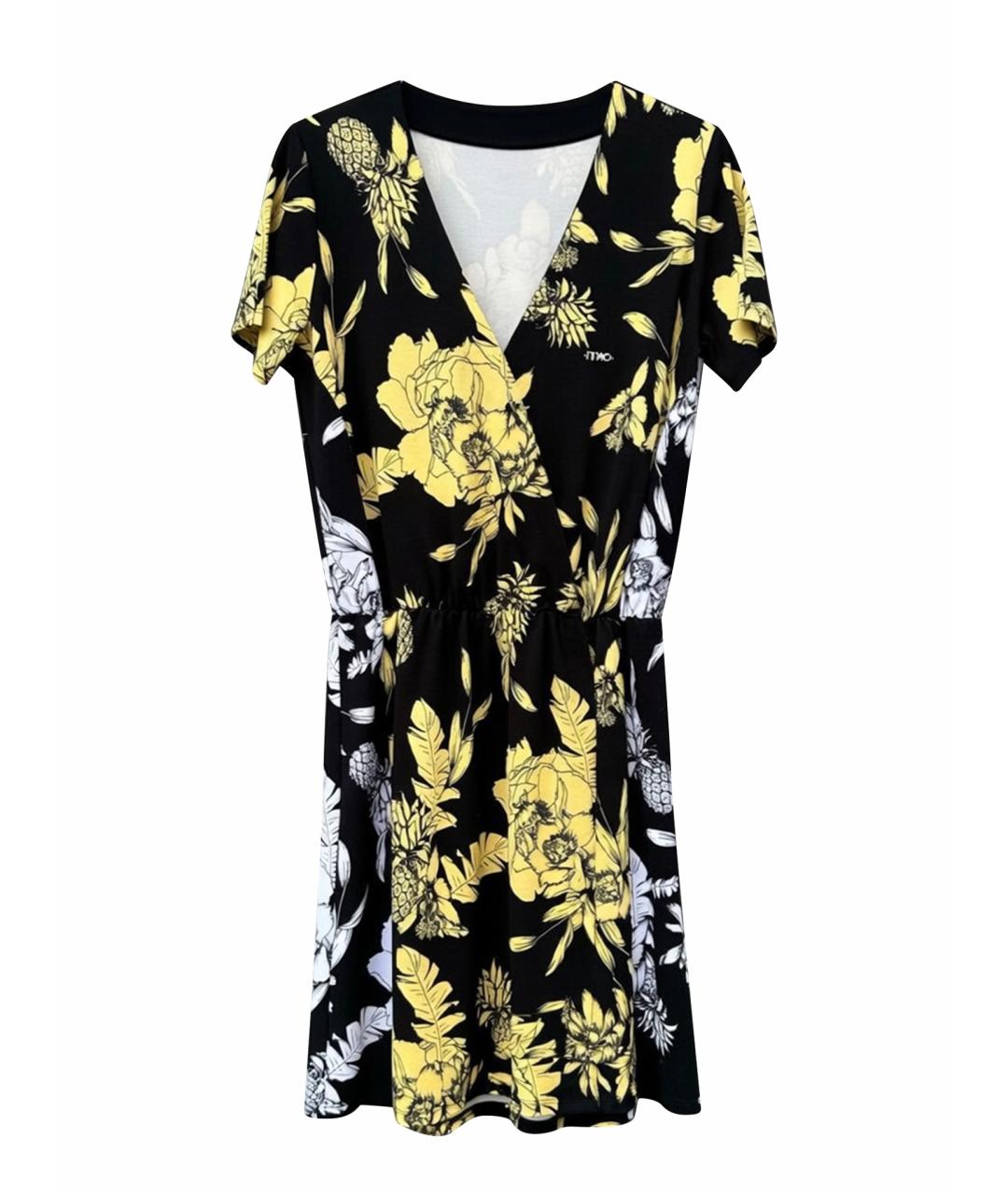 LIU JO Черное вискозное повседневное платье, фото 1