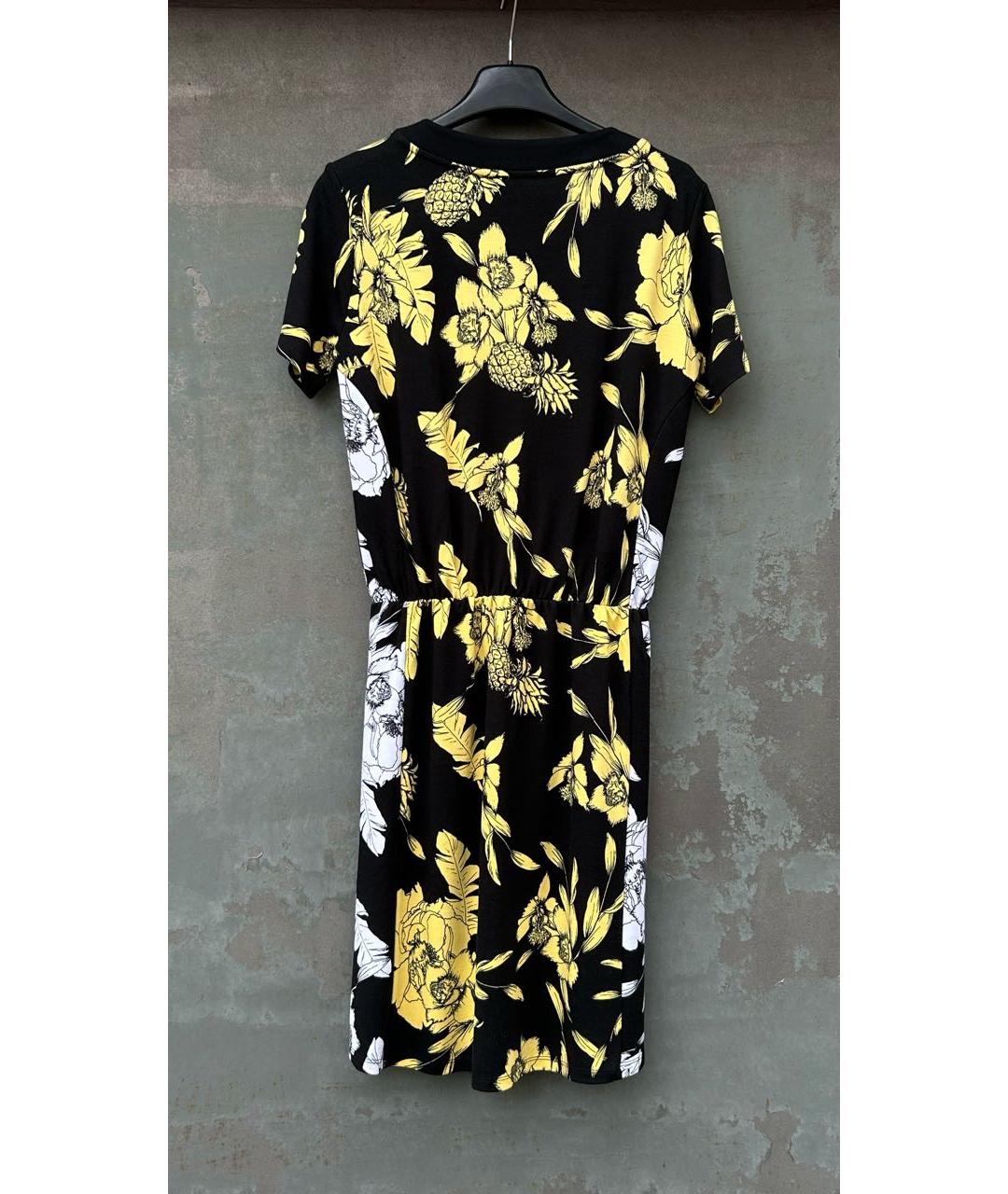 LIU JO Черное вискозное повседневное платье, фото 2