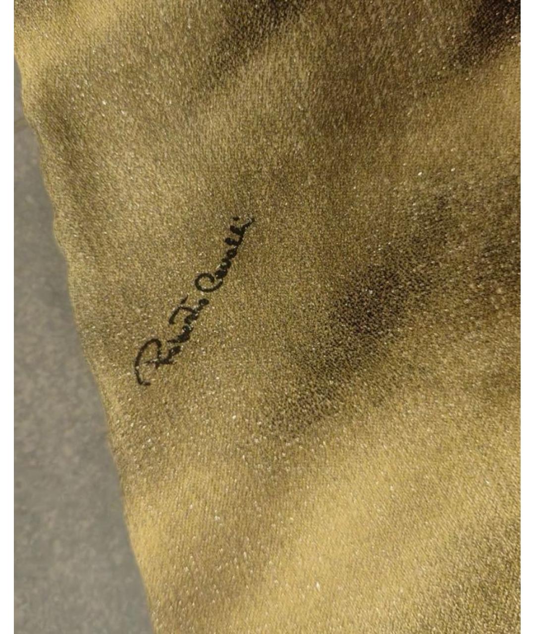 ROBERTO CAVALLI Мульти хлопко-эластановые прямые джинсы, фото 2