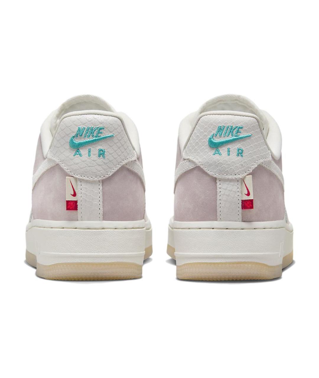 NIKE Бежевые кожаные кроссовки, фото 6