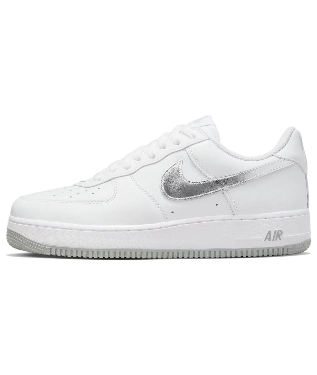 NIKE Белые кожаные кроссовки, фото 4