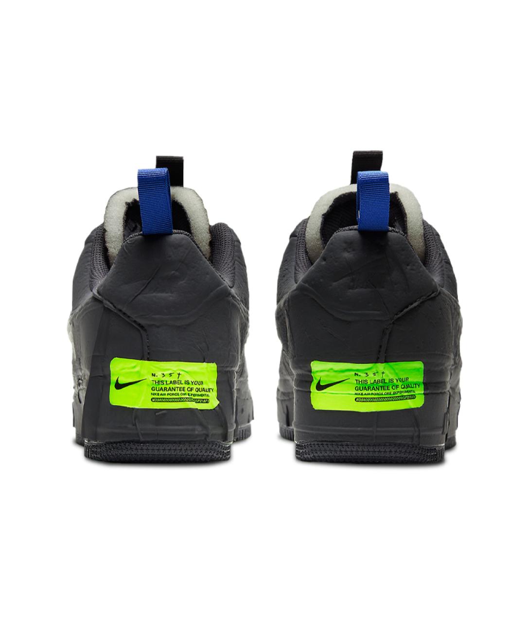 NIKE Черные кожаные низкие кроссовки / кеды, фото 6
