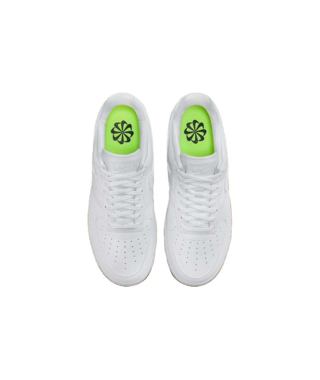 NIKE Белые кожаные кроссовки, фото 5