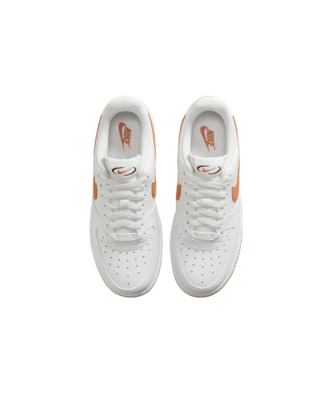 NIKE Белые кожаные кроссовки, фото 4