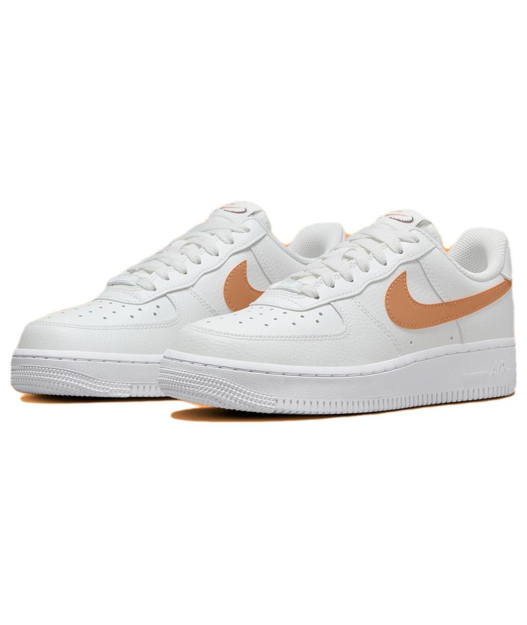 NIKE Белые кожаные кроссовки, фото 3