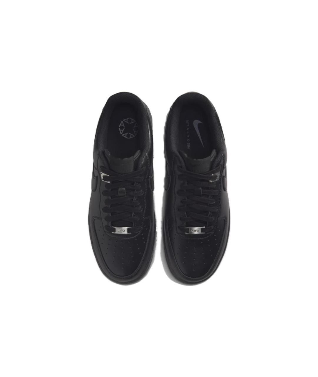 NIKE Черные кожаные кроссовки, фото 5