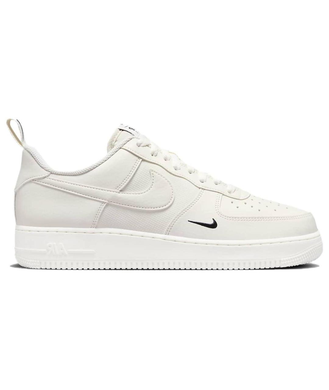 NIKE Белые кожаные низкие кроссовки / кеды, фото 1