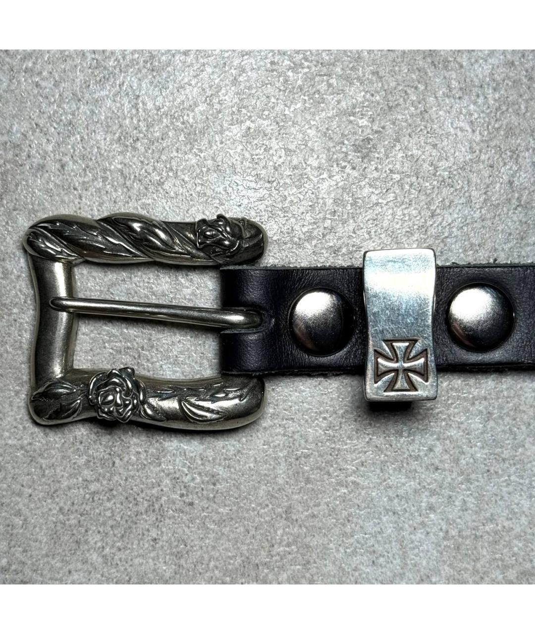 Enfants Riches Déprimés Черный кожаный ремень, фото 3