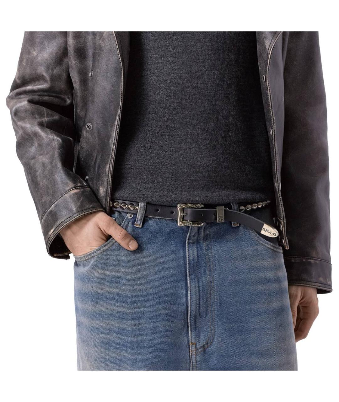 Enfants Riches Déprimés Черный кожаный ремень, фото 4