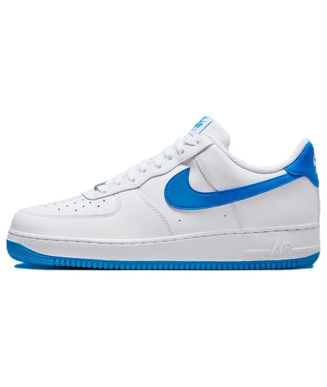 NIKE Белые кожаные низкие кроссовки / кеды, фото 2