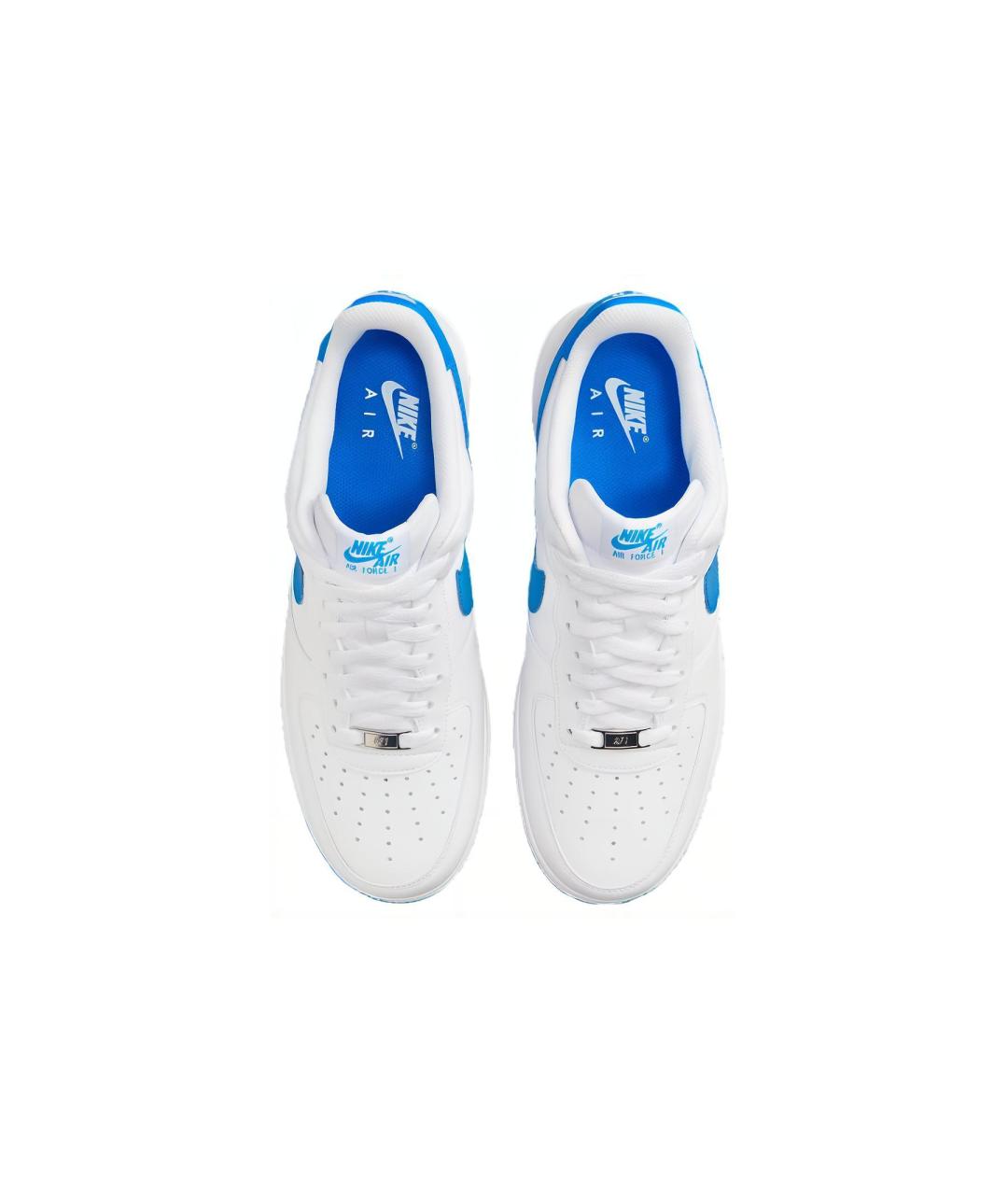 NIKE Белые кожаные низкие кроссовки / кеды, фото 5