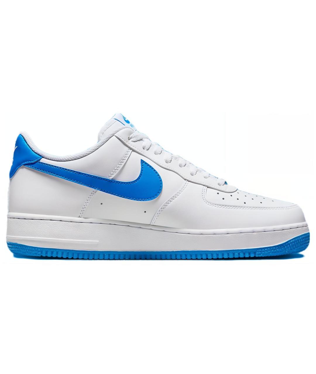 NIKE Белые кожаные низкие кроссовки / кеды, фото 3