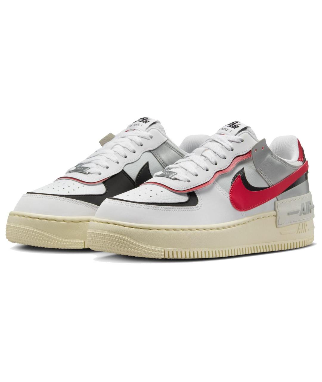 NIKE Белые кожаные кроссовки, фото 4