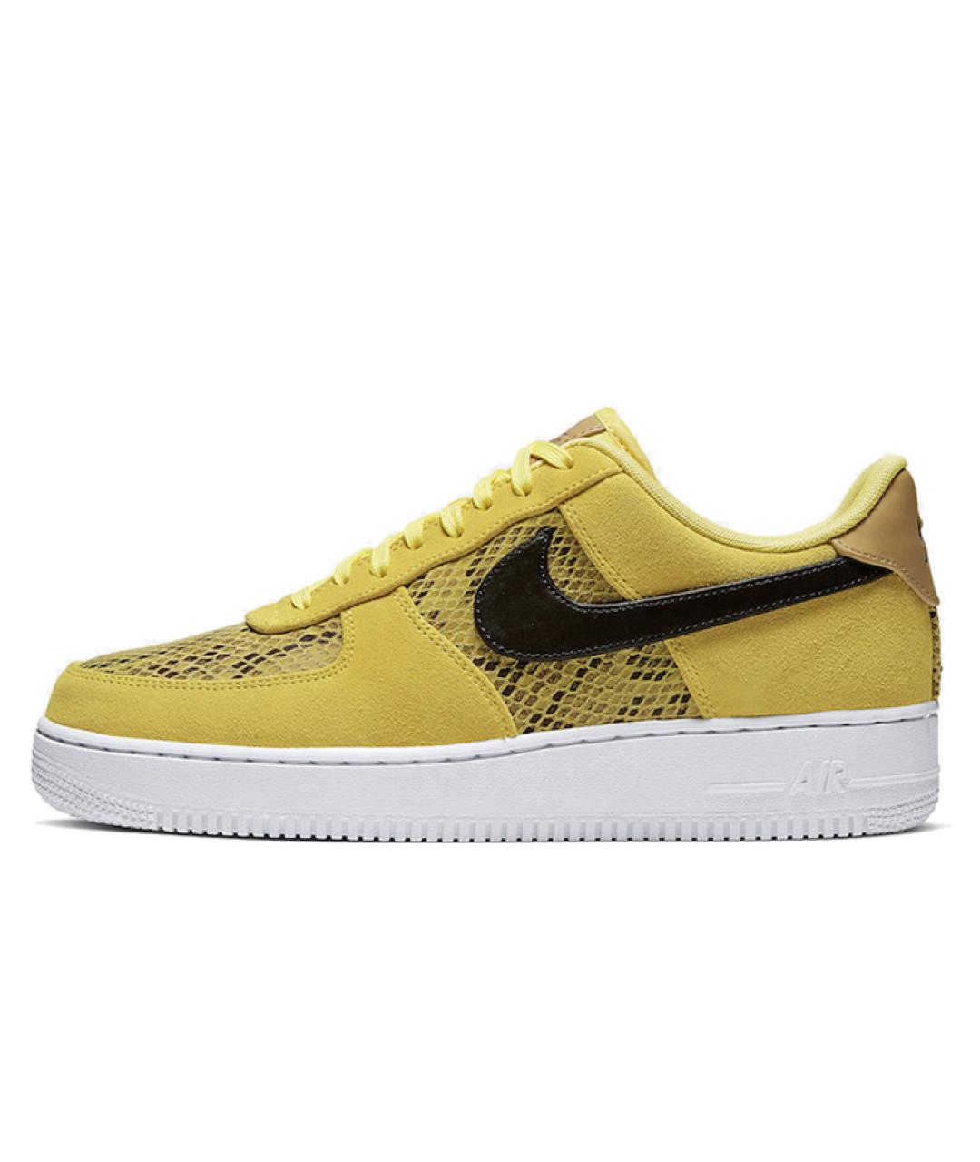 NIKE Желтые низкие кроссовки / кеды, фото 2