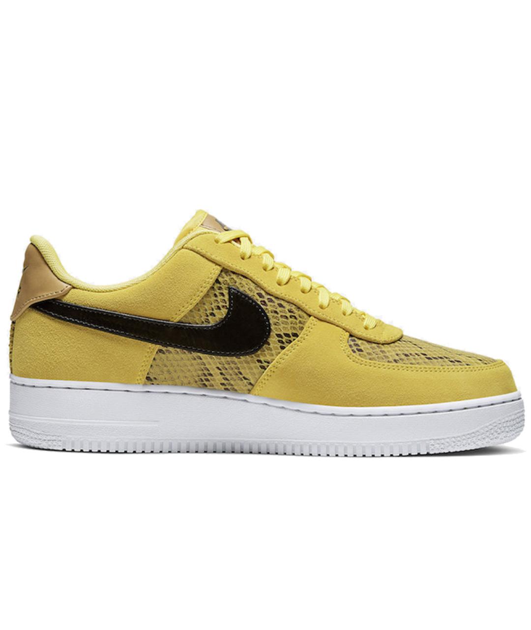 NIKE Желтые низкие кроссовки / кеды, фото 3
