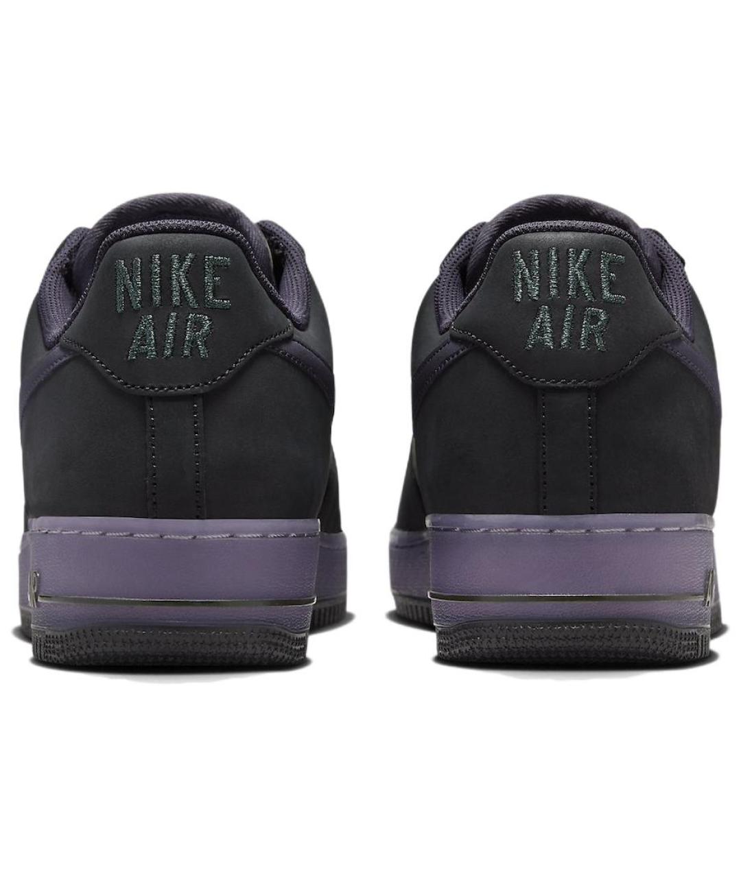 NIKE Зеленые кожаные низкие кроссовки / кеды, фото 6