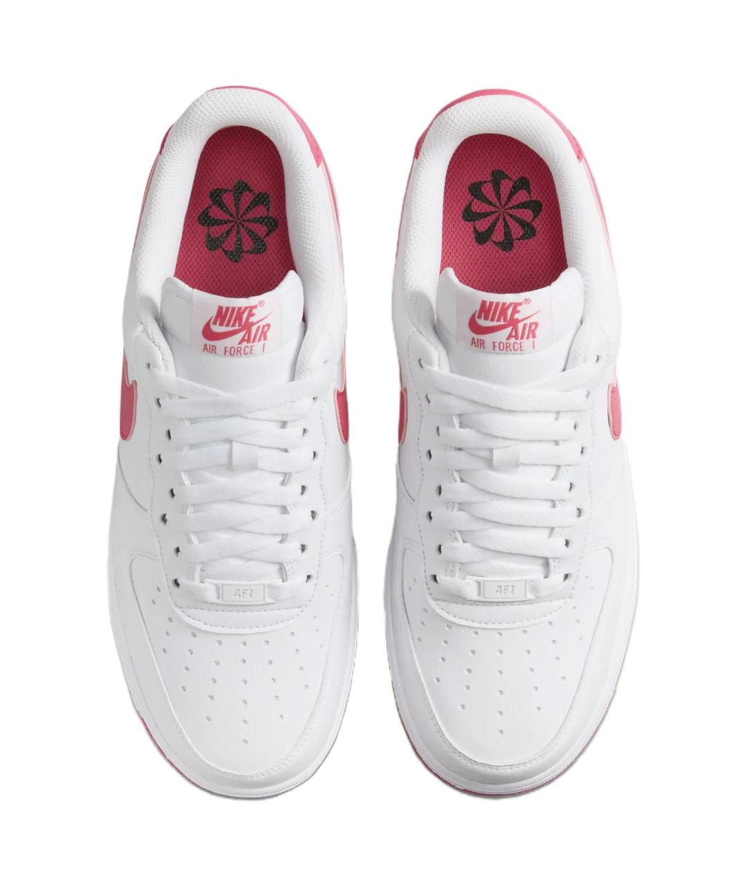 NIKE Белые кожаные кроссовки, фото 5