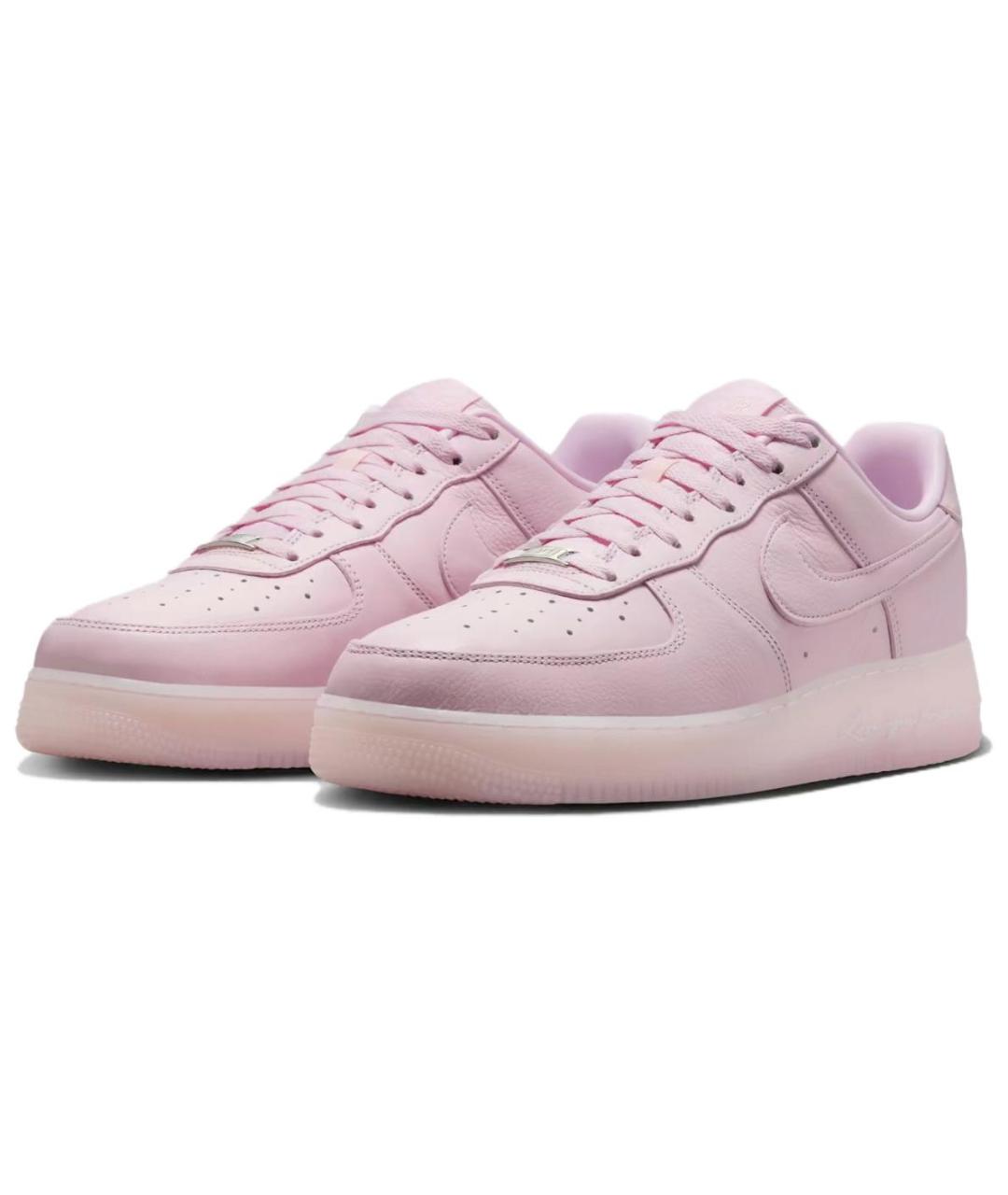 NIKE Розовые кожаные кроссовки, фото 4