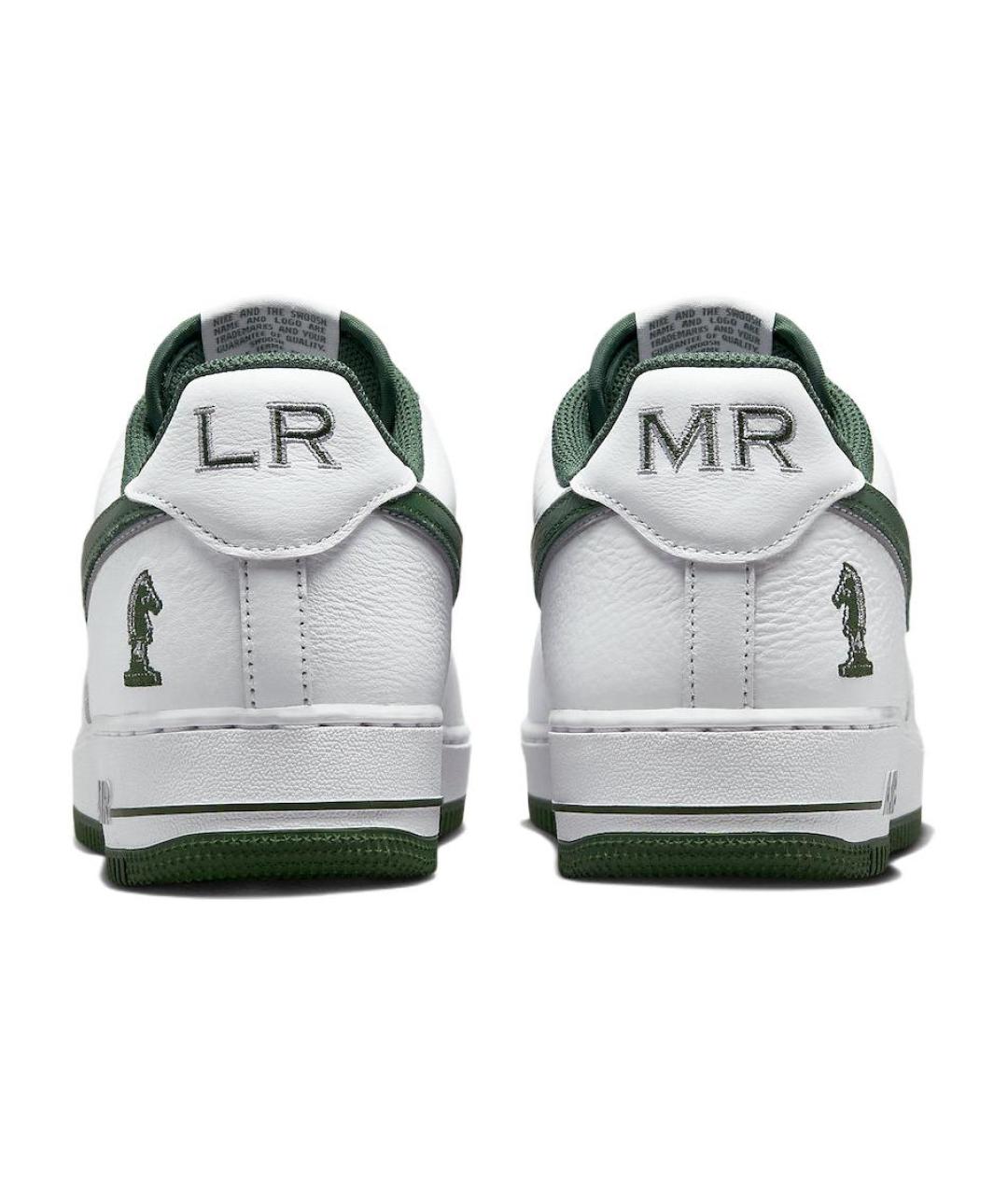 NIKE Белые кожаные кроссовки, фото 6