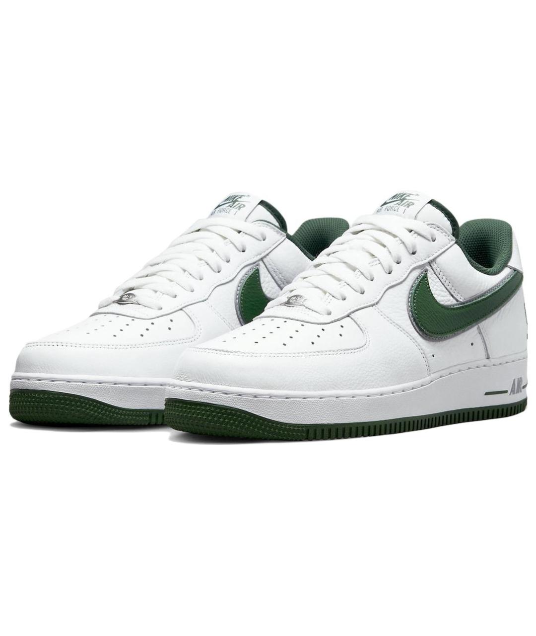 NIKE Белые кожаные кроссовки, фото 4