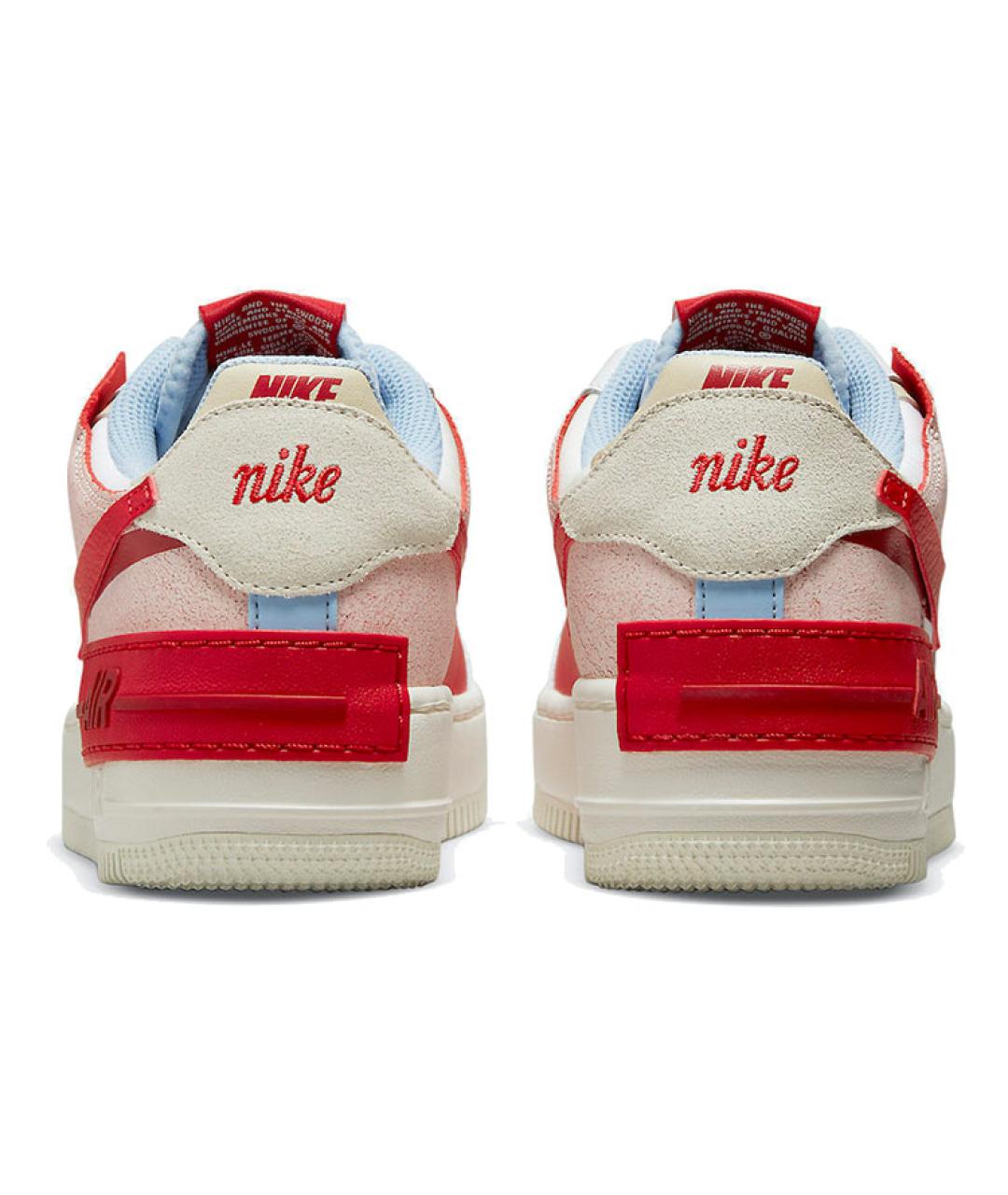 NIKE Белые кожаные кроссовки, фото 5