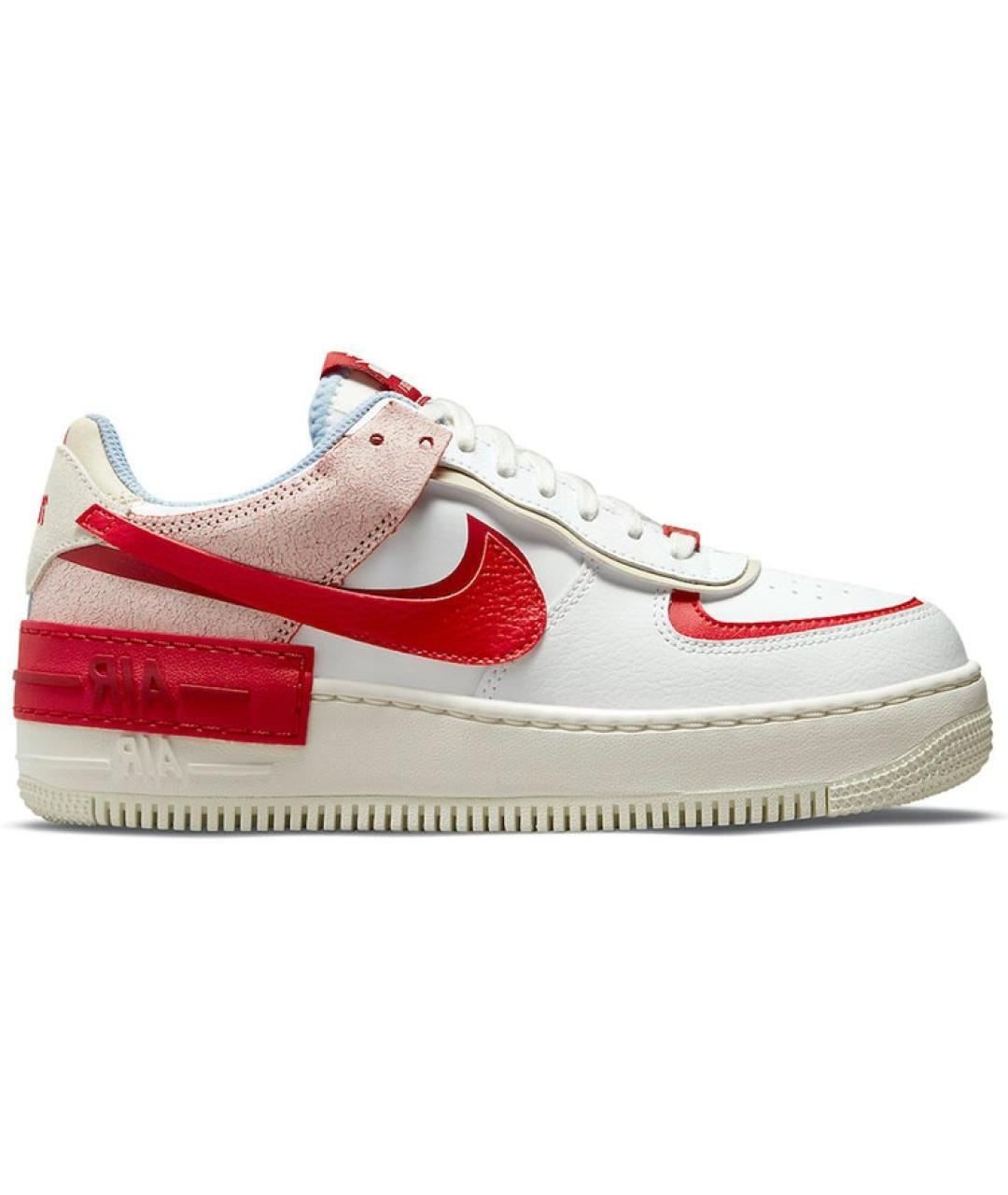 NIKE Белые кожаные кроссовки, фото 1