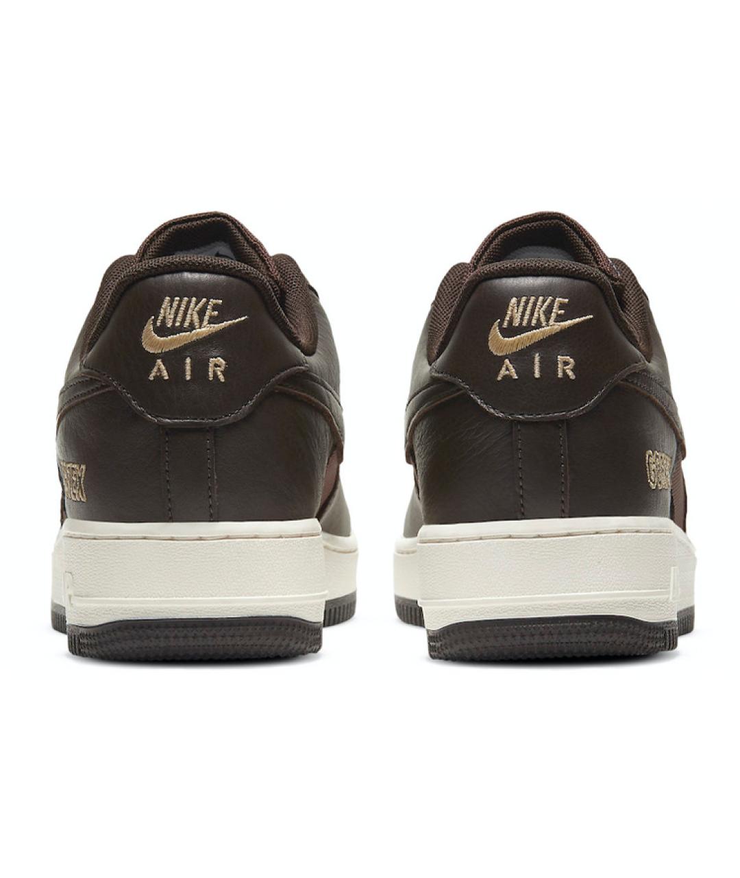 NIKE Коричневые кожаные кроссовки, фото 6