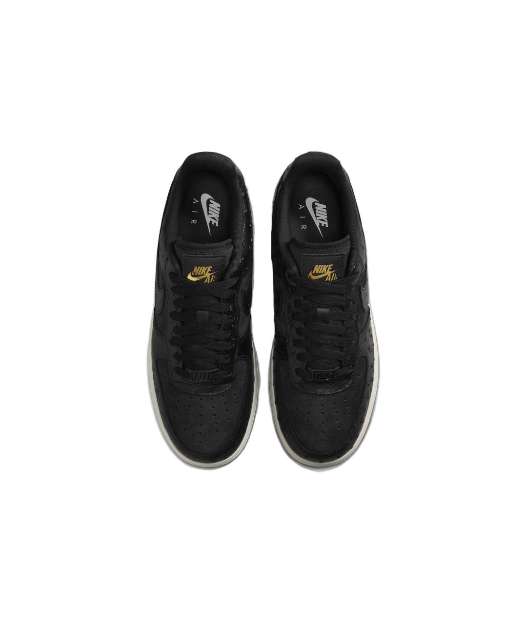 NIKE Черные кожаные кроссовки, фото 5