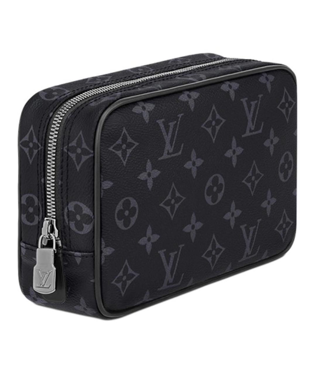 LOUIS VUITTON Черная барсетка, фото 2