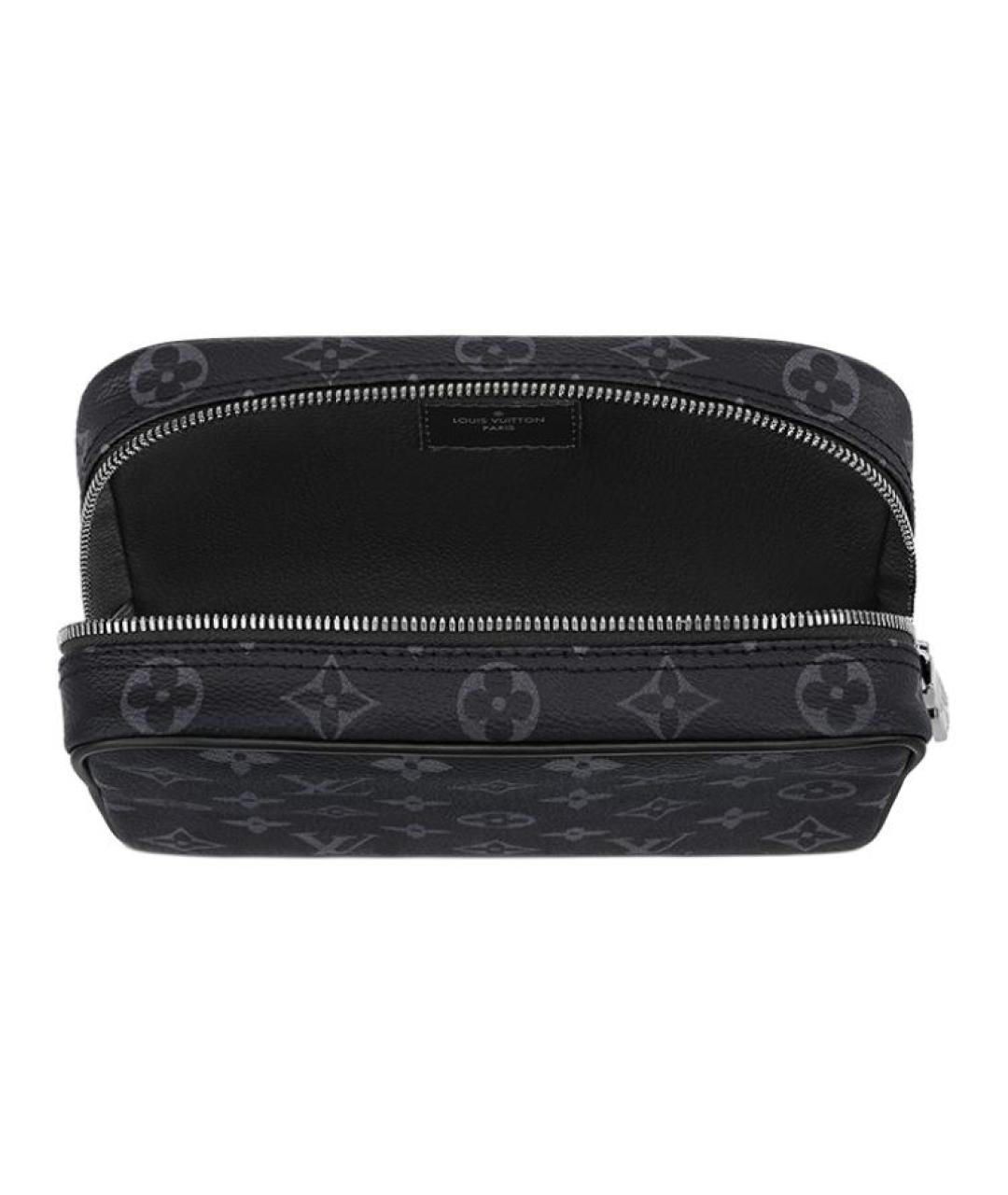 LOUIS VUITTON Черная барсетка, фото 4